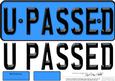 Large Dl You Passed Novelty Number Plate N 3D Decoupage