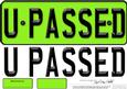 Large Dl You Passed Novelty Number Plate N 3D Decoupage
