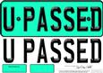 Large Dl You Passed Novelty Number Plate N 3D Decoupage