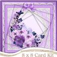 8 x 8 Spring Flowers Twisted Tunnel Card Kit