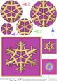 Xmas Snowflake Circle Pyramage Topper