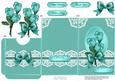 Roses and Lace Lottery Wallet Card