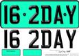 Large Dl 16th Birthday Novelty Number Plate and 3D Decoupage