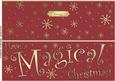 Large Dl Magical Christmas Quick Cut and Fold Card