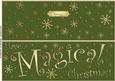 Large Dl Magical Christmas Quick Cut and Fold Card