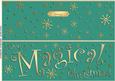 Large Dl Magical Christmas Quick Cut and Fold Card