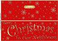 Large Dl Merry Christmas Neighbours Quick Cut and Fold Card