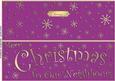 Large Dl Merry Christmas Neighbours Quick Cut and Fold Card