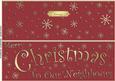 Large Dl Merry Christmas Neighbours Quick Cut and Fold Card