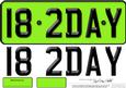 Large Dl 18th Birthday Novelty Number Plate and 3D Decoupage