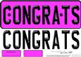 Large Dl Congratulations Novelty Number Plate N 3D Decoupage