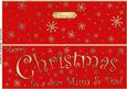Large Dl Merry Christmas Mum and Dad Quick Cut and Fold Card