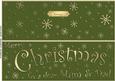 Large Dl Merry Christmas Mum and Dad Quick Cut and Fold Card