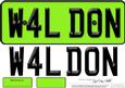 Large Dl Well Done Novelty Number Plate N 3D Decoupage