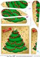 Xmas Tree Fan Pyramage Topper