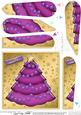 Xmas Tree Fan Pyramage Topper