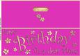 Large Dl Birthday Mum Quick Cut and Fold Card