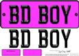 Large Dl Birthday Boy Novelty Number Plate N 3D Decoupage