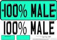 Large Dl 100% Male Novelty Number Plate N 3D Decoupage
