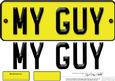 Large Dl My Guy Novelty Number Plate N 3D Decoupage