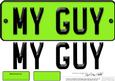 Large Dl My Guy Novelty Number Plate N 3D Decoupage
