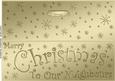 Large Dl Merry Christmas Neighbours Quick Cut and Fold Card
