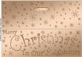 Large Dl Merry Christmas Neighbours Quick Cut and Fold Card