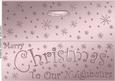 Large Dl Merry Christmas Neighbours Quick Cut and Fold Card