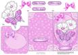 Fluttery Butterfly Lottery Wallet Card