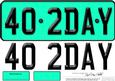 Large Dl 40th Birthday Novelty Number Plate and 3D Decoupage