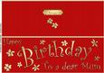 Large Dl Birthday Mum Quick Cut and Fold Card