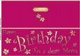 Large Dl Birthday Mom Quick Cut and Fold Card