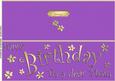 Large Dl Birthday Mom Quick Cut and Fold Card