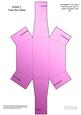 Elegant Hearts Shaped Treat or Favour Box Sheet 2