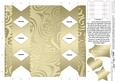 Metallic Swirls Cracker Shaped Treat or Favour Box