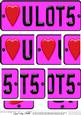 Love You Lots Novelty Number Plate with Side Stacker