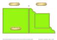 Cut and Fold Corner Card Plain Card Base