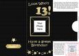 Add a Photo 13th Birthday Card with Easy Fold Frame
