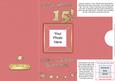 Add a Photo 15th Birthday Card with Easy Fold Frame