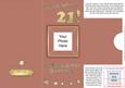 Add a Photo 21st Birthday Card with Easy Fold Frame
