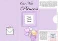 Add a Photo New Baby Girl with Easy Fold Frame