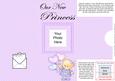 Add a Photo New Baby Girl with Easy Fold Frame