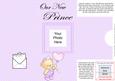 Add a Photo New Baby Boy with Easy Fold Frame