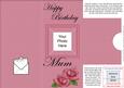 Add a Photo Mum Birthday Roses with Easy Fold Frame