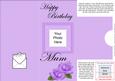 Add a Photo Mum Birthday Roses with Easy Fold Frame