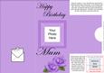 Add a Photo Mum Birthday Roses with Easy Fold Frame