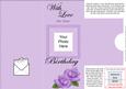 Add a Photo Birthday Roses with Easy Fold Frame