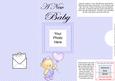 Add a Photo New Baby Boy Card with Easy Fold Frame
