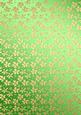 Gold Metallic Flowers Matching Backing Paper
