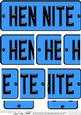 Hen Night Novelty Number Plate with Side Stacker